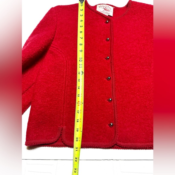 Vintage Hunter Sportsware 100% Virgin Wool Button Jacket size 14 - Picture 7 of 8